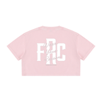 FRC/WYR (Wear Your Reason) Vol.1 Pink Women's Mineral Wash Cotton Crop T-Shirt